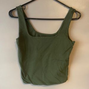 dark green tank top never worn